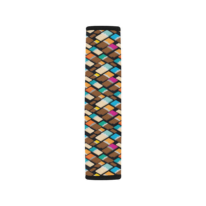 Chocolate Pattern Print Design 02 Car Seat Belt Cover
