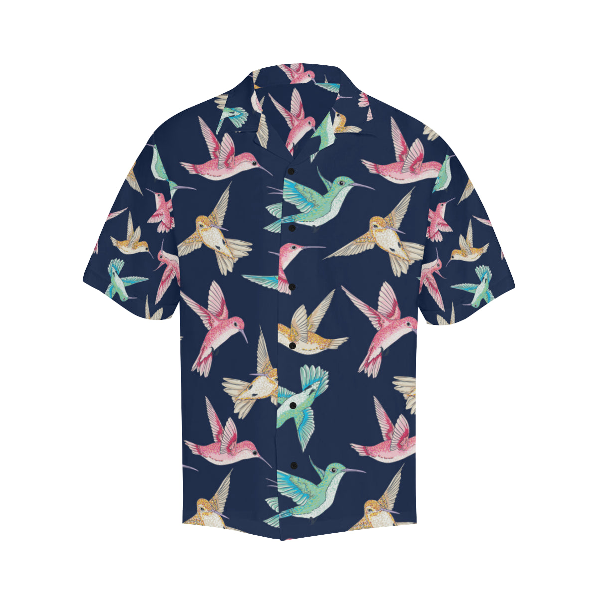 Hummingbird Cute Pattern Print Design 01 Men's Hawaiian Shirt