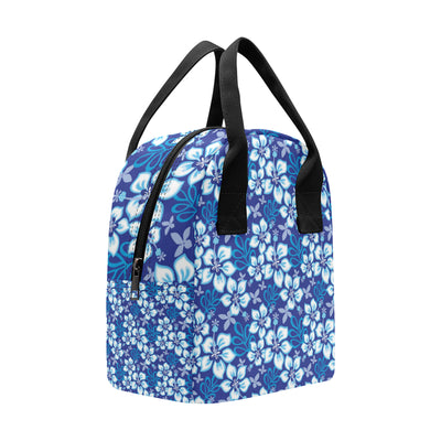 Hibiscus Pattern Print Design HB04 Insulated Lunch Bag