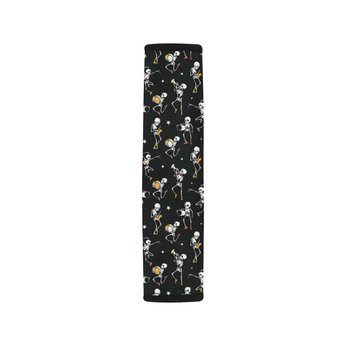 Skeleton Dance Print Car Seat Belt Cover