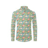 Beach Scene Pattern Print Design 02 Men's Long Sleeve Shirt