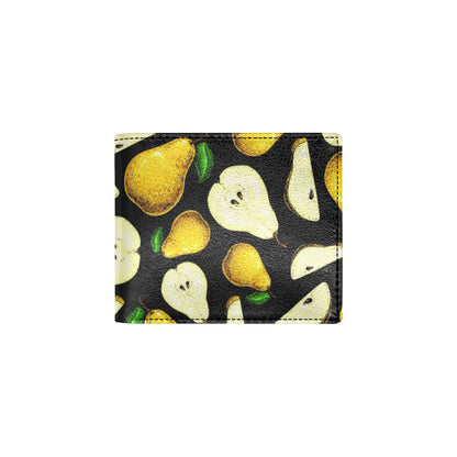 Pear Pattern Print Design PE01 Men's ID Card Wallet