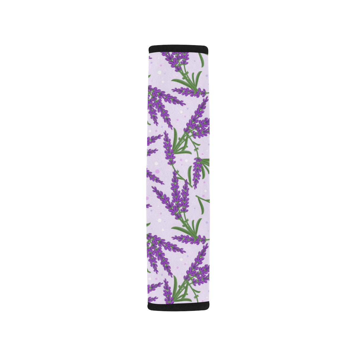 Lavender Pattern Print Design LV02 Car Seat Belt Cover