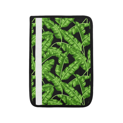 Banana Leaf Pattern Print Design BL01 Car Seat Belt Cover