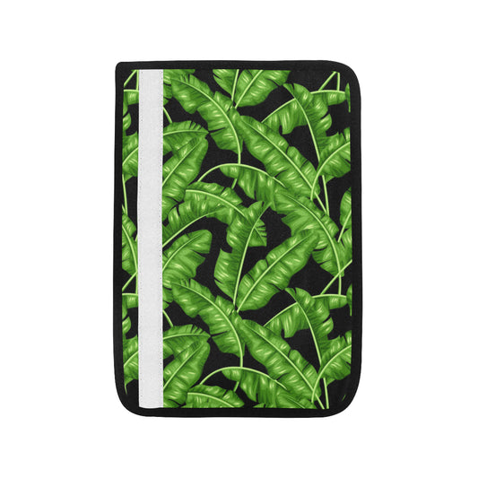 Banana Leaf Pattern Print Design BL01 Car Seat Belt Cover