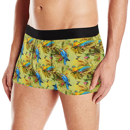 Parrot Pattern Print Design A02 Men's Boxer Briefs