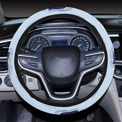 Shark Fin Steering Wheel Cover with Elastic Edge