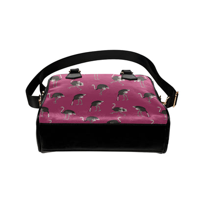 Emu Pattern Print Design 02 Shoulder Handbag