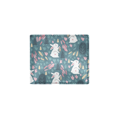 Rabbit Pattern Print Design RB013 Men's ID Card Wallet