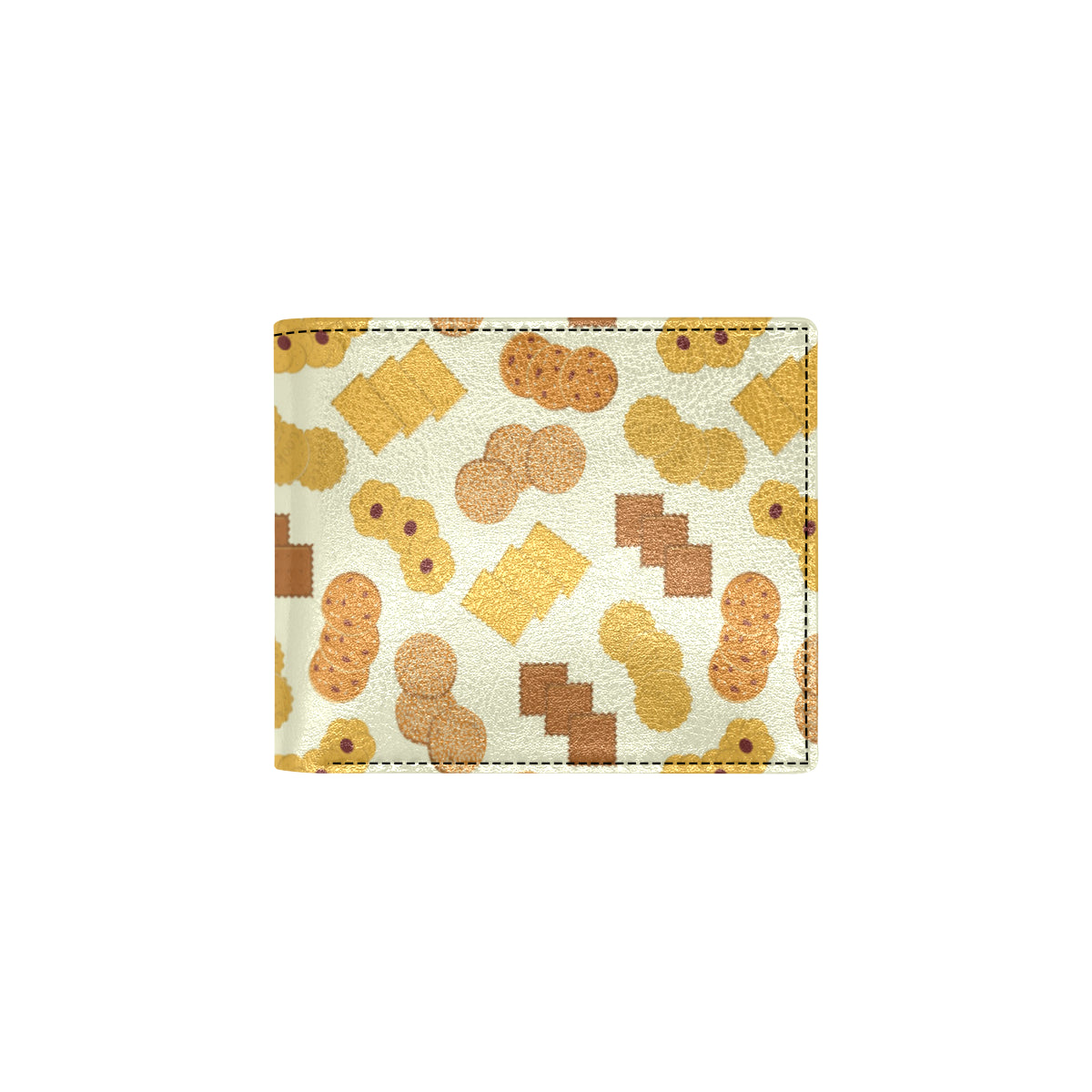Cookie Pattern Print Design 06 Men's ID Card Wallet