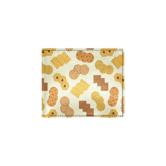 Cookie Pattern Print Design 06 Men's ID Card Wallet