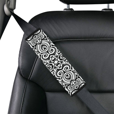 Polynesian Tattoo Pattern Car Seat Belt Cover