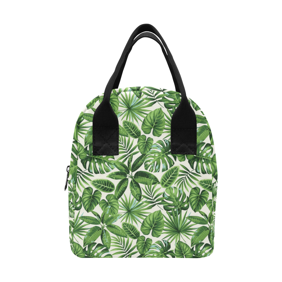 Tropical Flower Pattern Print Design TF013 Insulated Lunch Bag