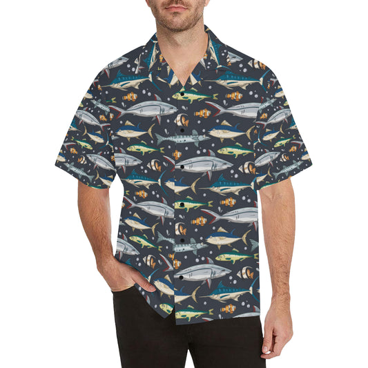 Swordfish Pattern Print Design 04 Men's Hawaiian Shirt