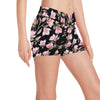 Magnolia Pattern Print Design MAG03 Yoga Shorts