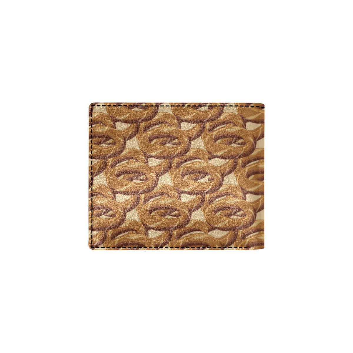 Bagel Pattern Print Design 02 Men's ID Card Wallet