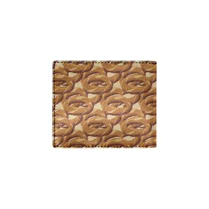 Bagel Pattern Print Design 02 Men's ID Card Wallet