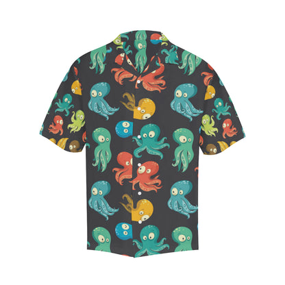 Octopus Pattern Print Design A01 Men's Hawaiian Shirt