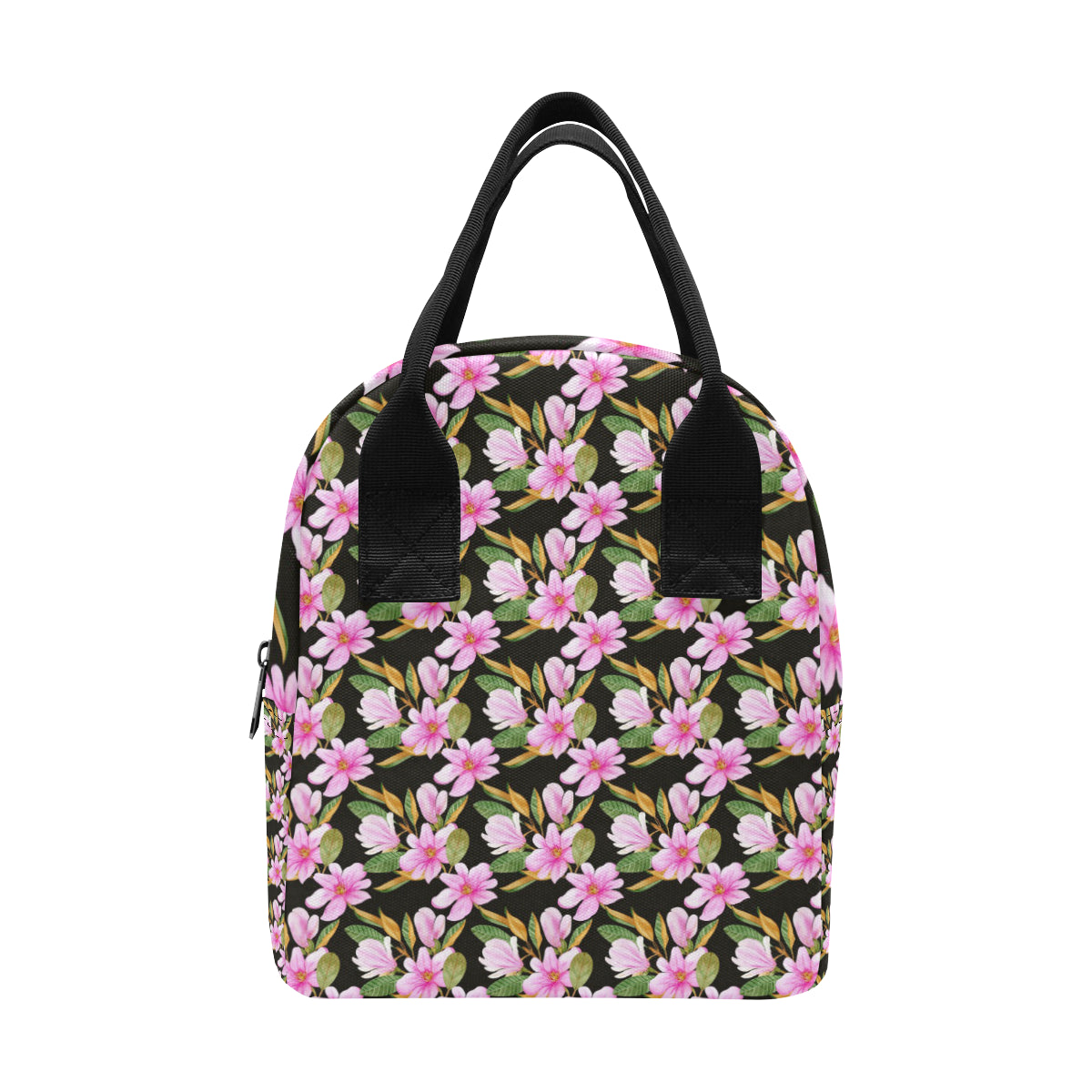 Magnolia Pattern Print Design MAG08 Insulated Lunch Bag