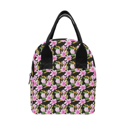 Magnolia Pattern Print Design MAG08 Insulated Lunch Bag