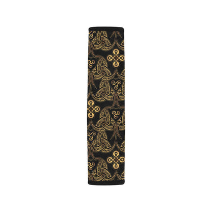 Celtic Knot Gold Design Car Seat Belt Cover