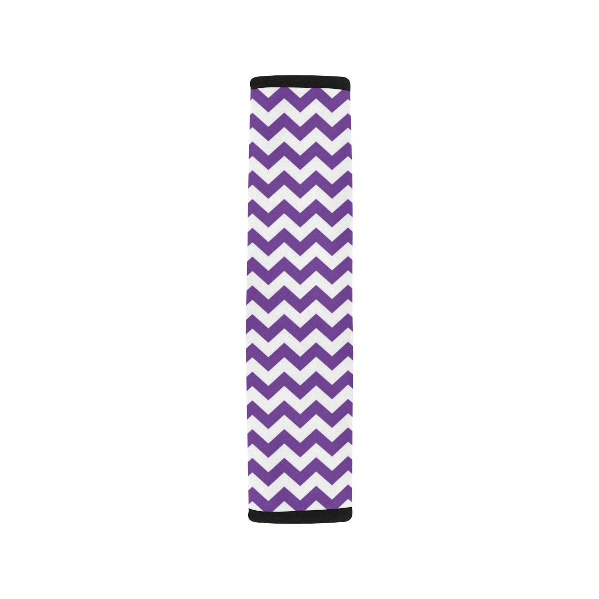 Chevron Purple Pattern Print Design 03 Car Seat Belt Cover