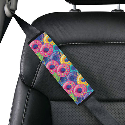 Donut Pattern Print Design DN010 Car Seat Belt Cover