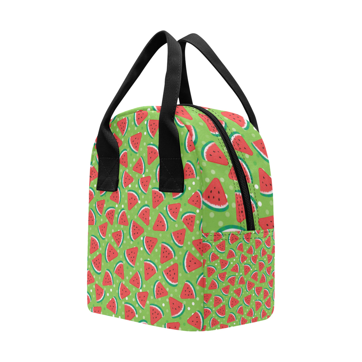Watermelon Pattern Print Design WM05 Insulated Lunch Bag