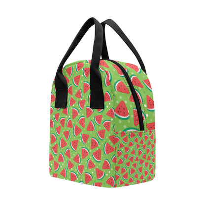 Watermelon Pattern Print Design WM05 Insulated Lunch Bag