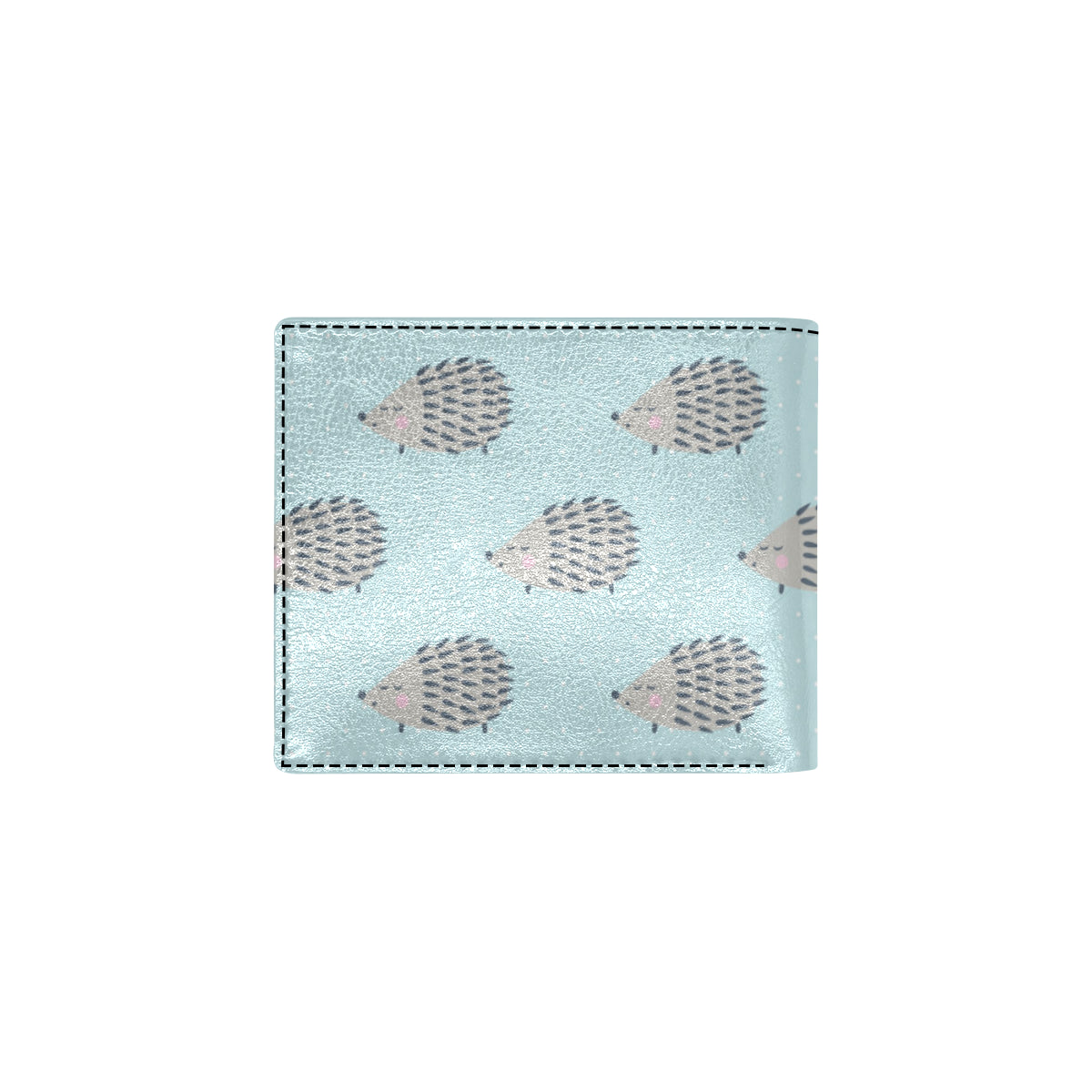 Hedgehog Pattern Print Design 02 Men's ID Card Wallet