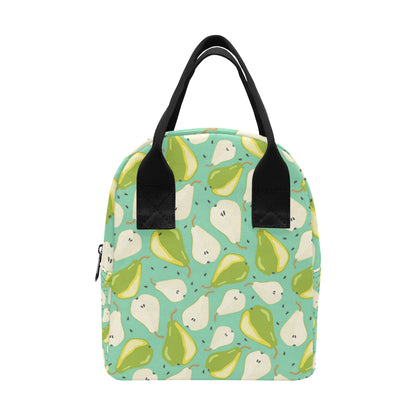 Pear Pattern Print Design PE04 Insulated Lunch Bag