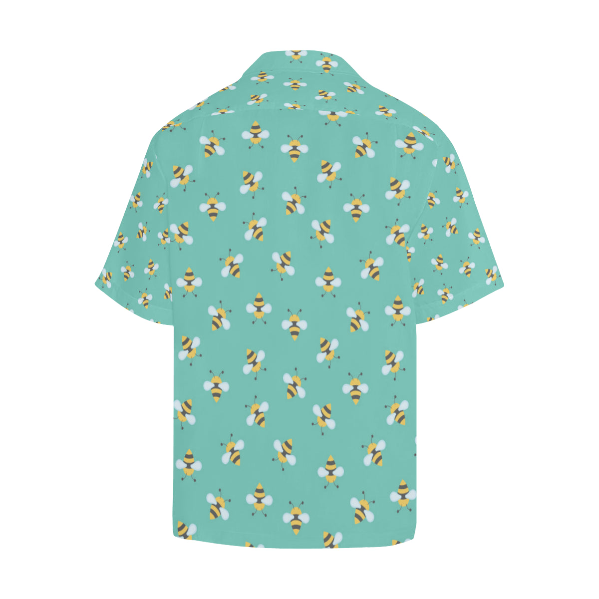 Bee Pattern Print Design 01 Men's Hawaiian Shirt