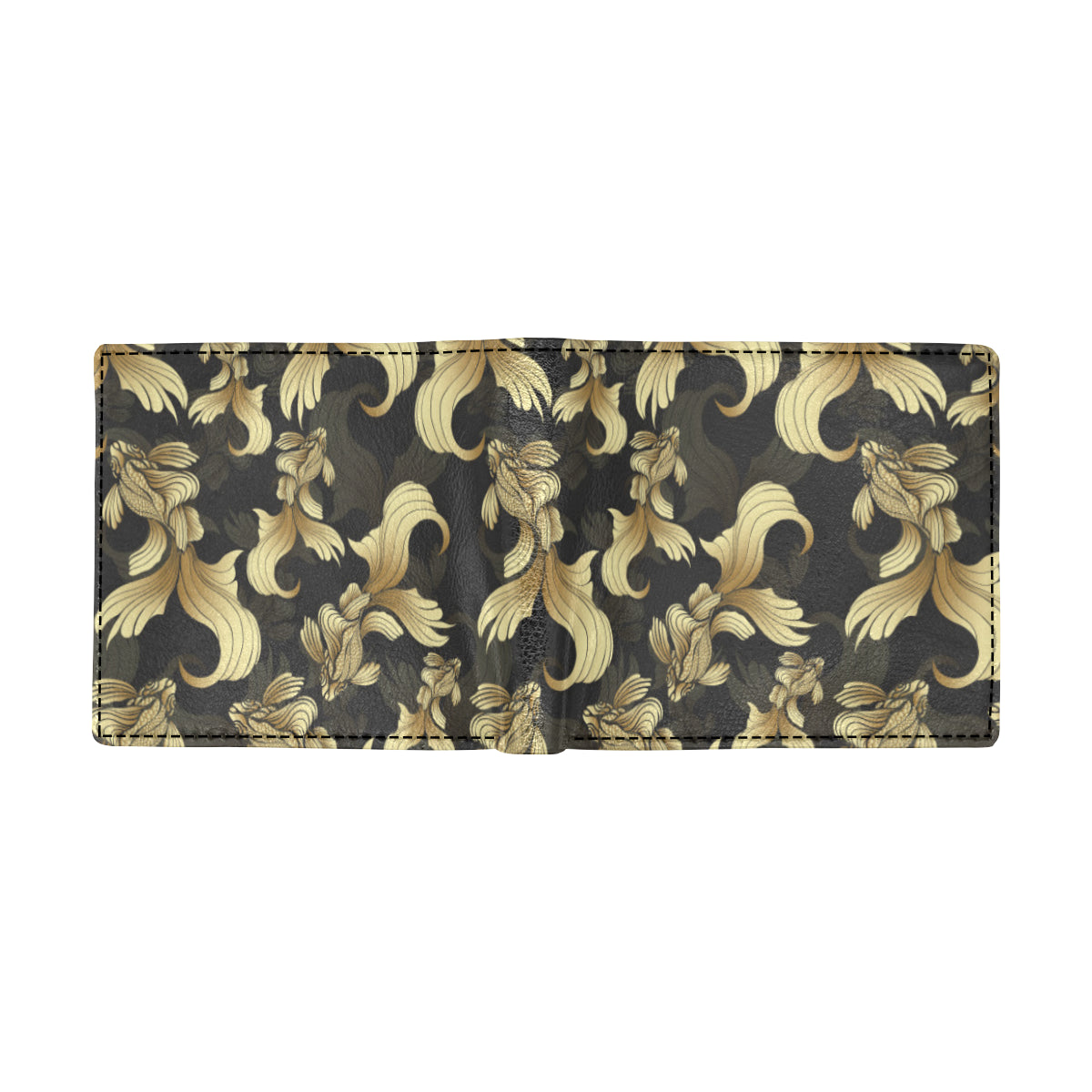 Goldfish Pattern Print Design 02 Men's ID Card Wallet