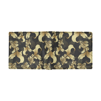Goldfish Pattern Print Design 02 Men's ID Card Wallet