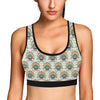 Boho Pattern Print Design 04 Sports Bra