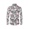 Cherry Blossom Pattern Print Design CB03 Men's Long Sleeve Shirt