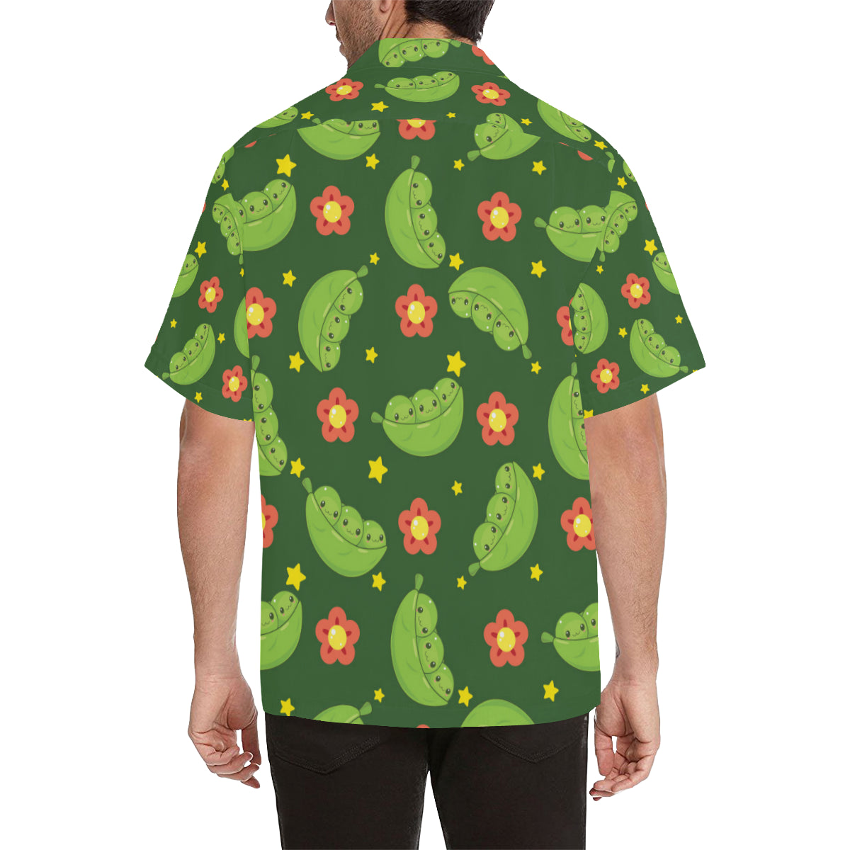Peas Pattern Print Design A01 Men's Hawaiian Shirt