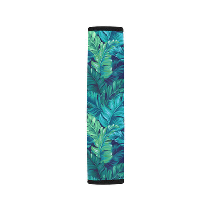Banana Leaf Pattern Print Design BL05 Car Seat Belt Cover