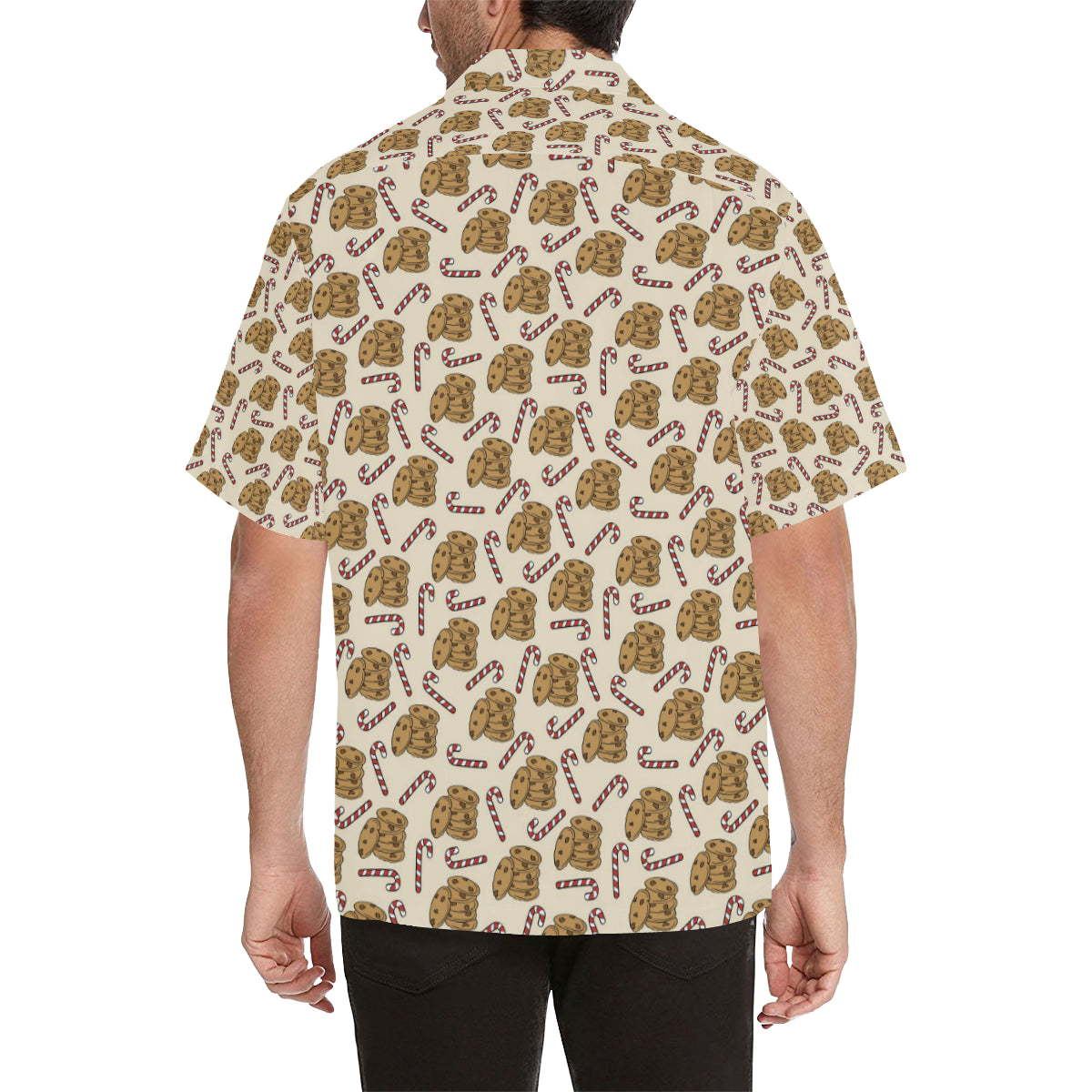 Cookie Pattern Print Design 04 Men's Hawaiian Shirt