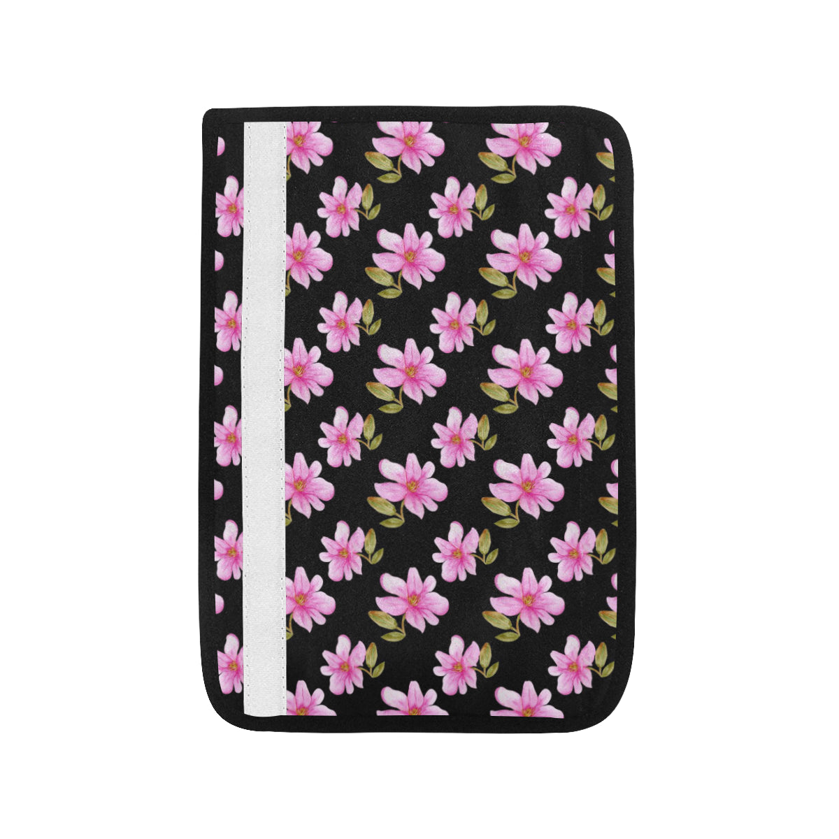 Magnolia Pattern Print Design MAG06 Car Seat Belt Cover
