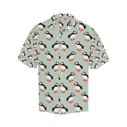 Puffin Pattern Print Design A03 Men's Hawaiian Shirt