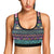 Multicolor Tribal aztec Sports Bra