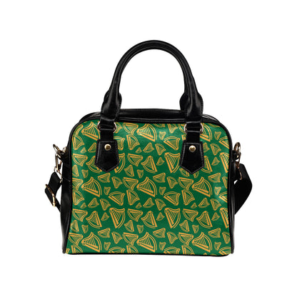 Harp Pattern Print Design 03 Shoulder Handbag