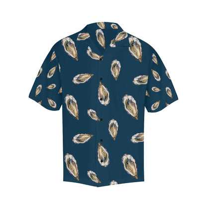 Oyster Pattern Print Design 03 Men's Hawaiian Shirt