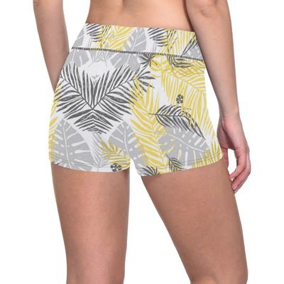 Palm Leaves Pattern Print Design PL012 Yoga Shorts