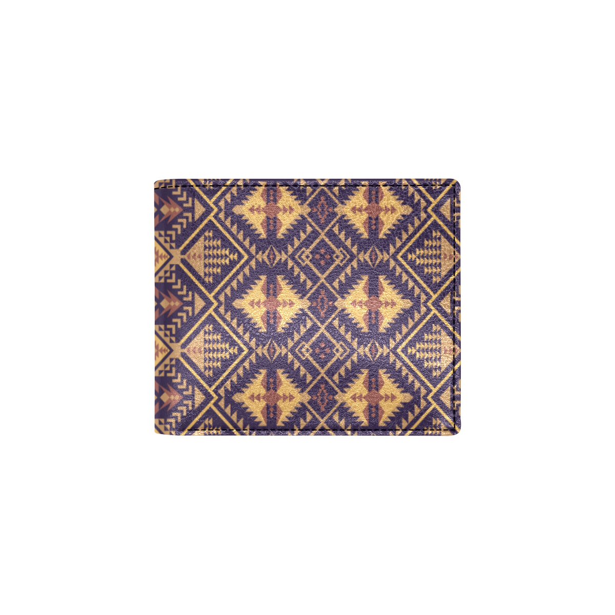 Aztec Pattern Print Design 09 Men's ID Card Wallet