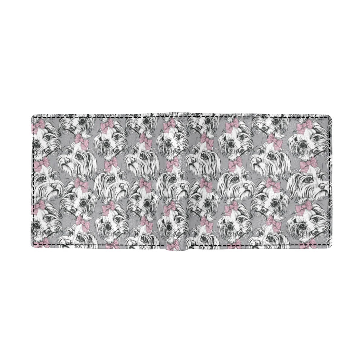 Maltese Pattern Print Design 01 Men's ID Card Wallet