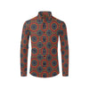 Bohemian Mandala Style Print Men's Long Sleeve Shirt