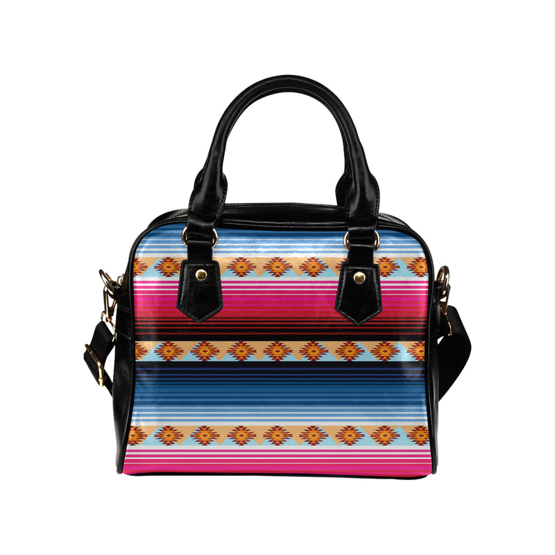 Mexican Pattern Print Design 03 Shoulder Handbag