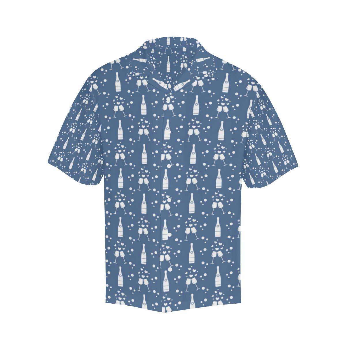 Champagne Pattern Print Design 05 Men's Hawaiian Shirt